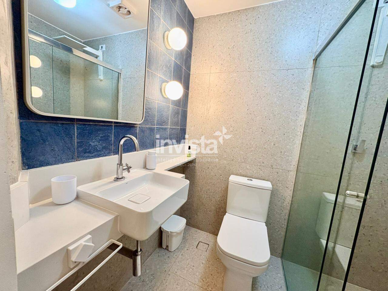 Apartamento &agrave; venda em Santos-SP no bairro Boqueir&atilde;o, com 1 dormit&oacute;rio e 50m&sup2; - Santos