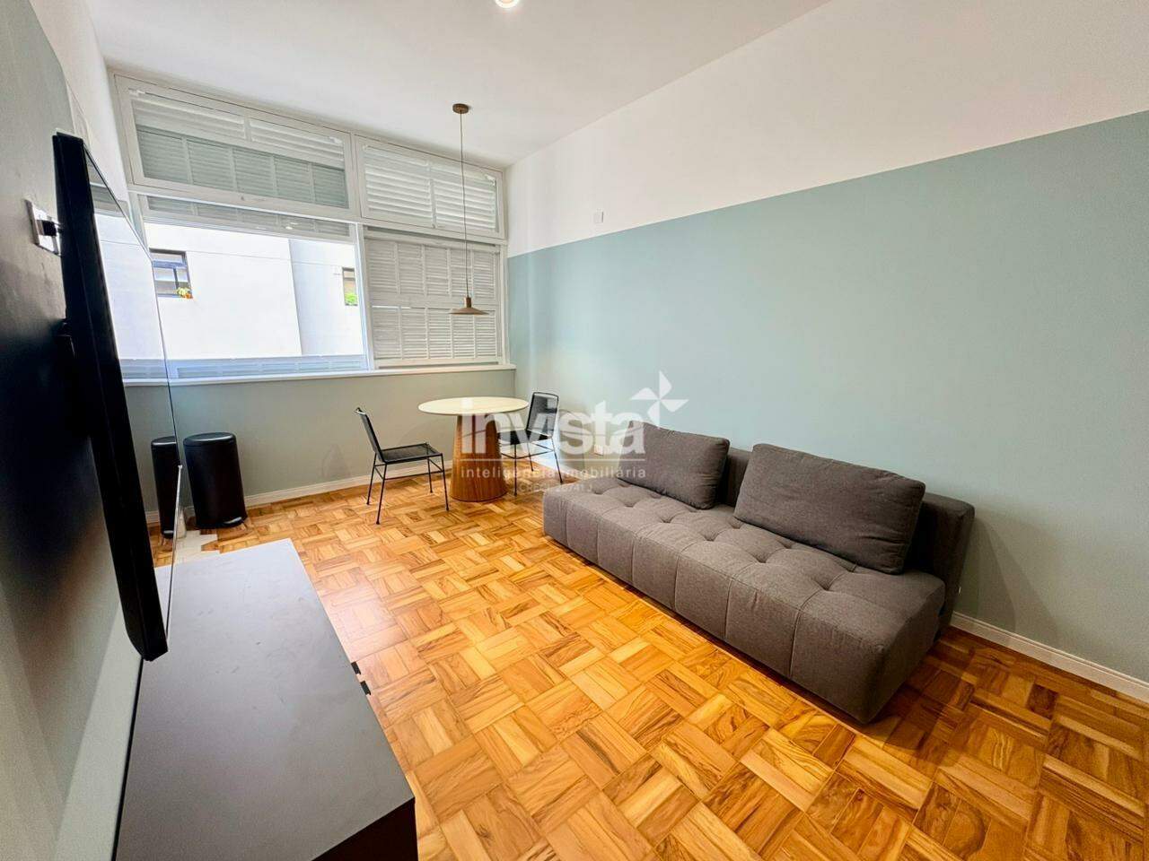 C&oacute;digo: 33417 R$ 660.000,00 Apartamento &agrave; venda em Santos-SP no bairro Boqueir&atilde;o, com 1 dormit&oacute;rio e 50m&sup2; 50 m&sup2; 1 quarto 1 vaga - Santos