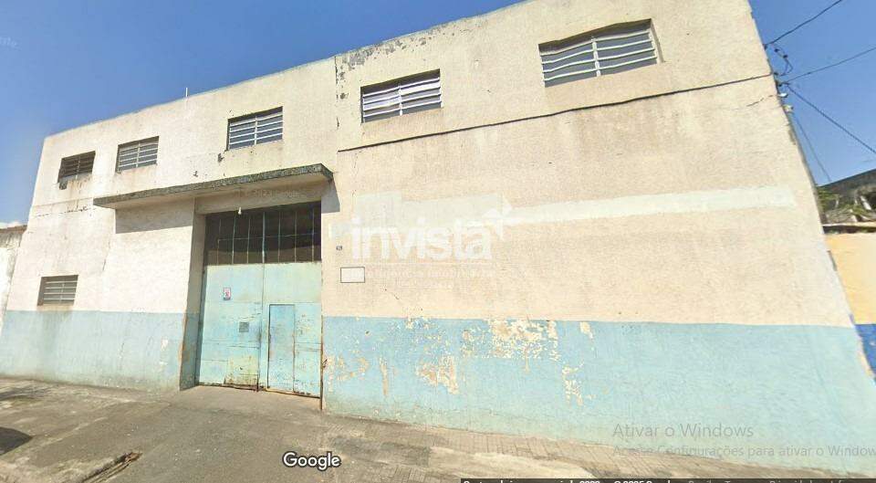 Galpão para locação na Vila Mathias em Santos!