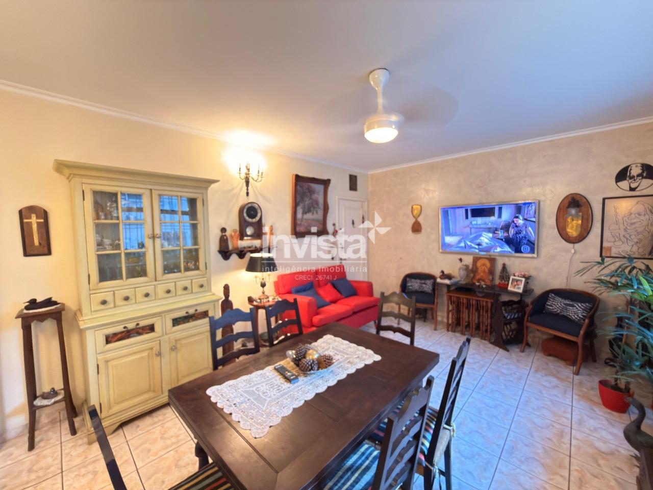 C&oacute;digo: 33697 R$ 692.000,00 Apartamento &agrave; venda no bairro Boqueir&atilde;o 122 m&sup2; 3 quartos 2 vagas - Santos