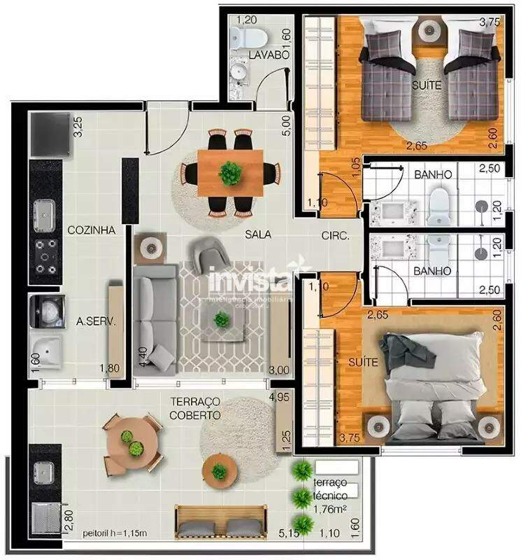 Apartamento à venda no bairro Aparecida