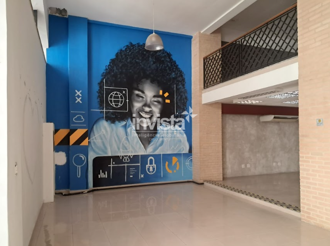 Locação de Terreo e Mezanino em Prédio Comercial no Centro de Santos