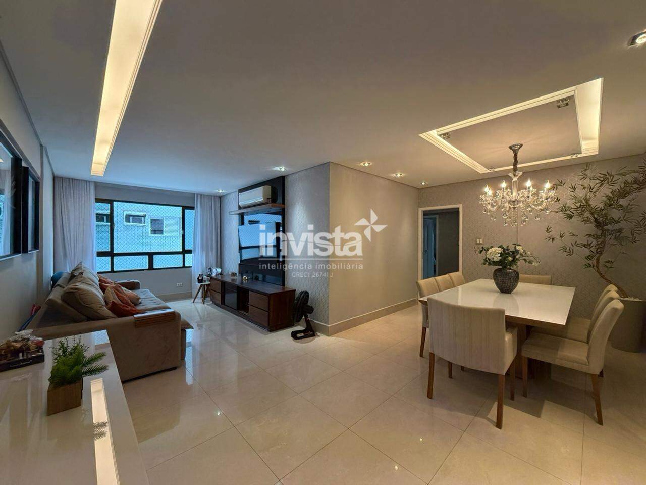 C&oacute;digo: 34010 R$ 1.180.000,00 Apartamento &agrave; venda no bairro Pomp&eacute;ia 146 m&sup2; 3 quartos 2 vagas - Santos