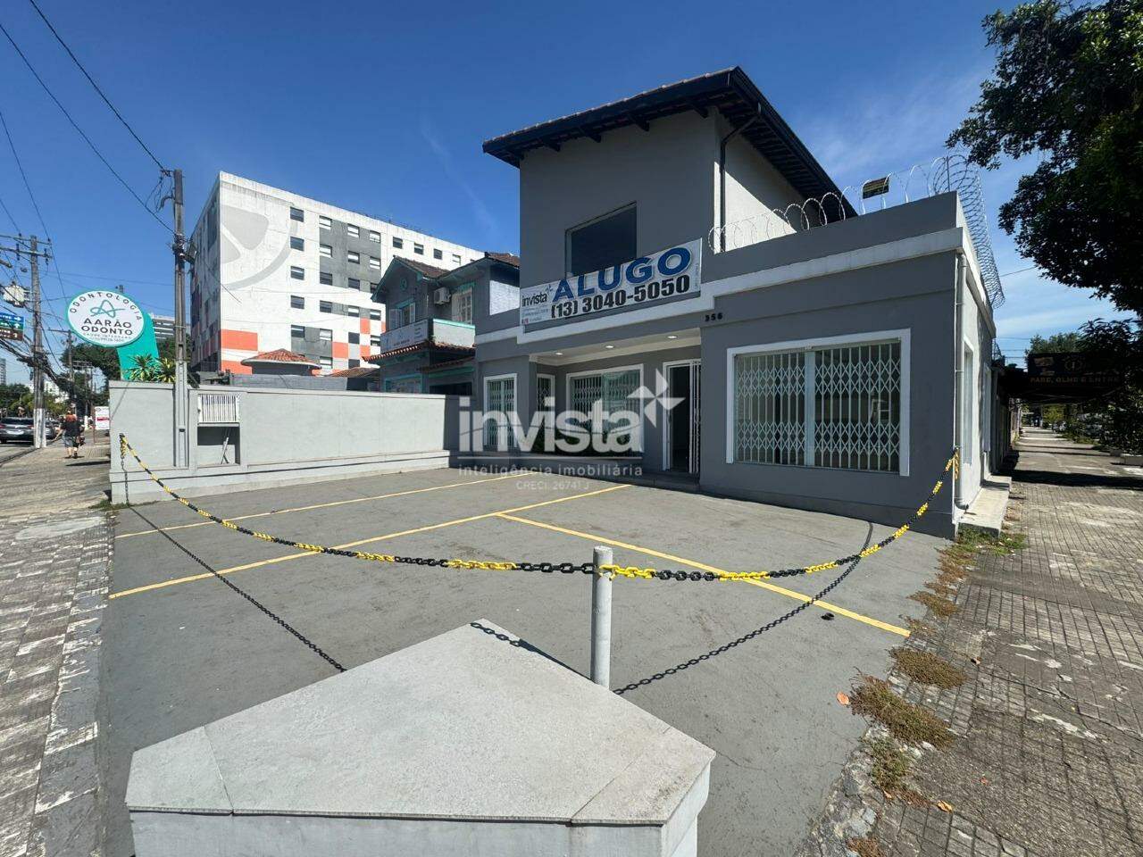 C&oacute;digo: 34080 R$ 12.000,00 Casa para alugar em Santos-SP no bairro Vila Mathias, com 0 dormit&oacute;rio e 180m&sup2; 180 m&sup2; 0 quartos 4 vagas - Santos