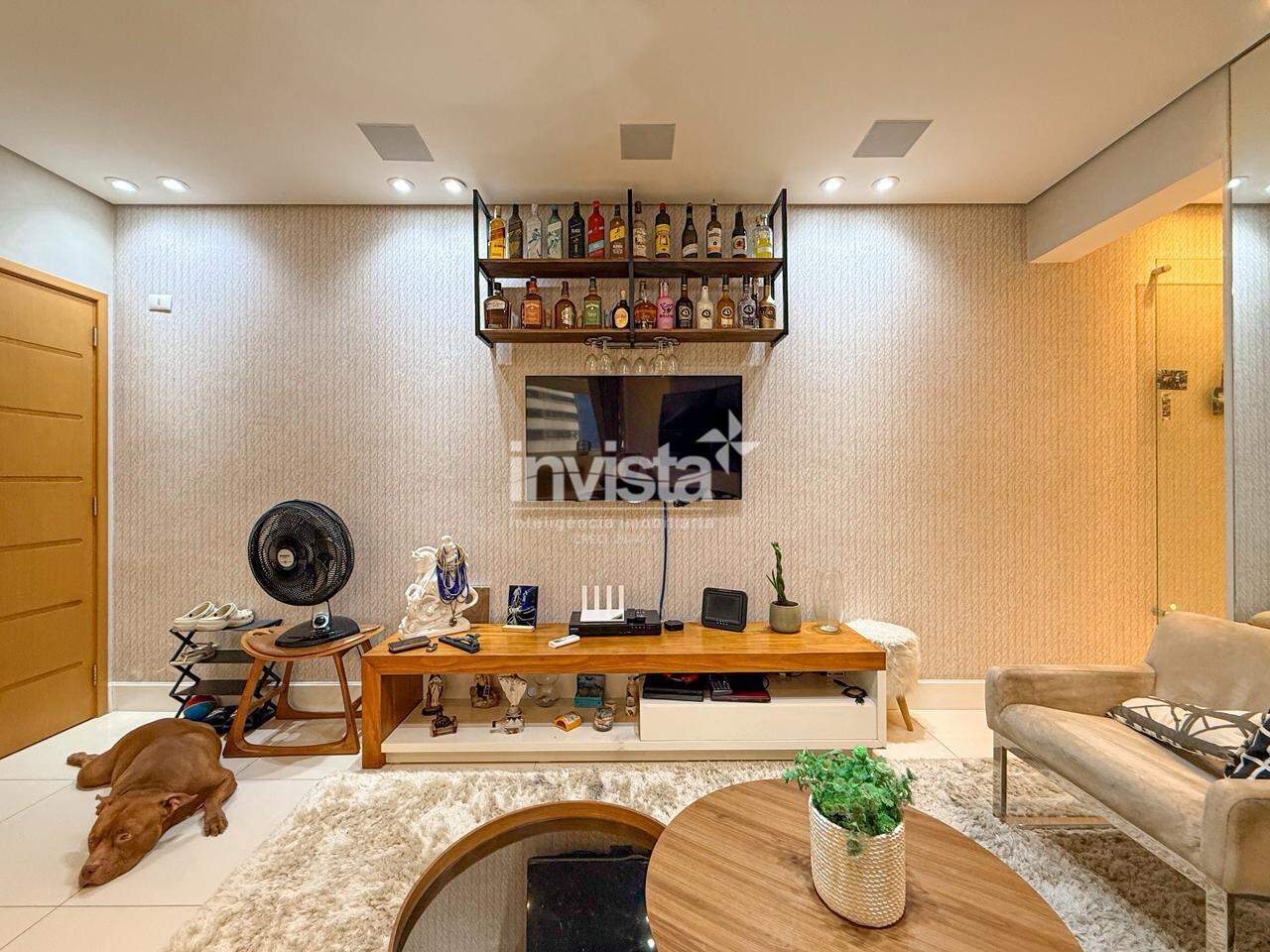APARTAMENTO DE 2 QUARTOS 1 SU&Iacute;TE COM LAZER NO GONZAGA - Santos