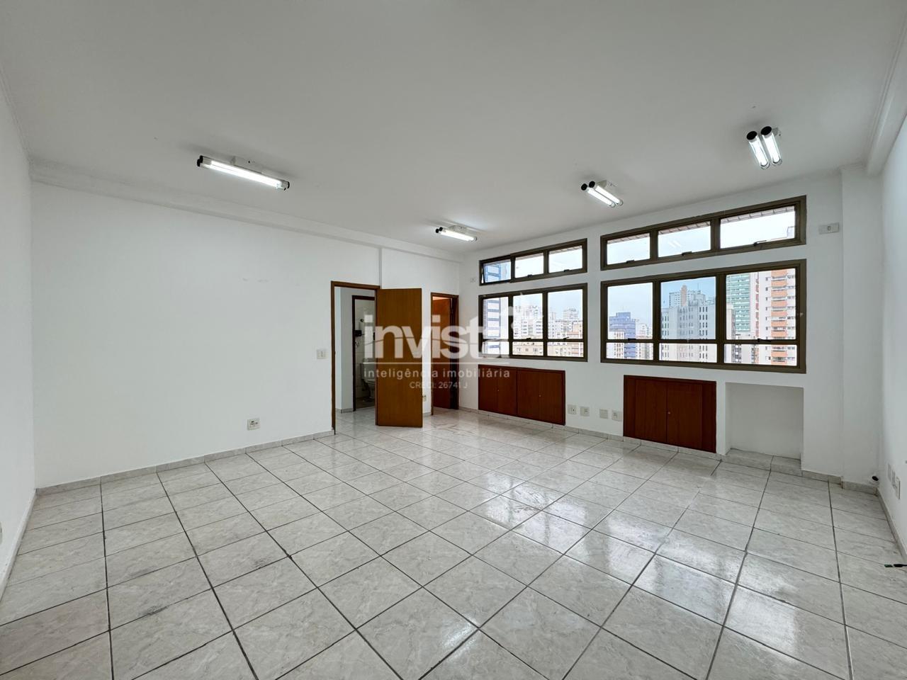 Sala Comercial para Alugar no bairro do Boqueirão em Santos