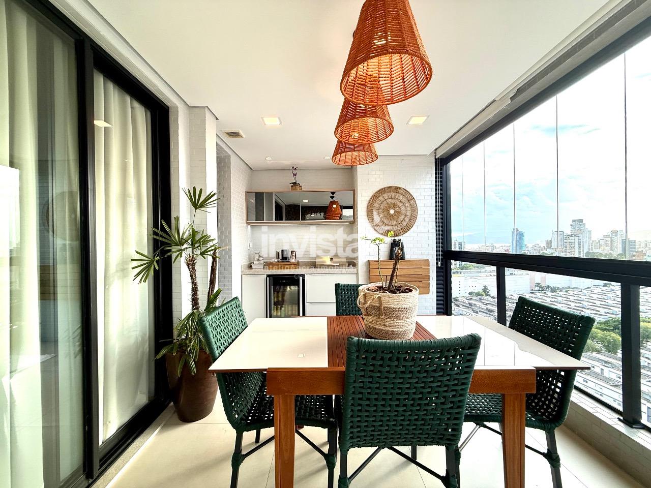 Apartamento à venda na Aparecida — Condomínio Clube Moderno e Sofisticado – PORTEIRA FECHADA.