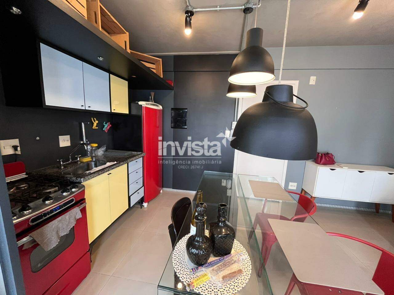 Apartamento 1 quarto na Ponta da Praia - Santos