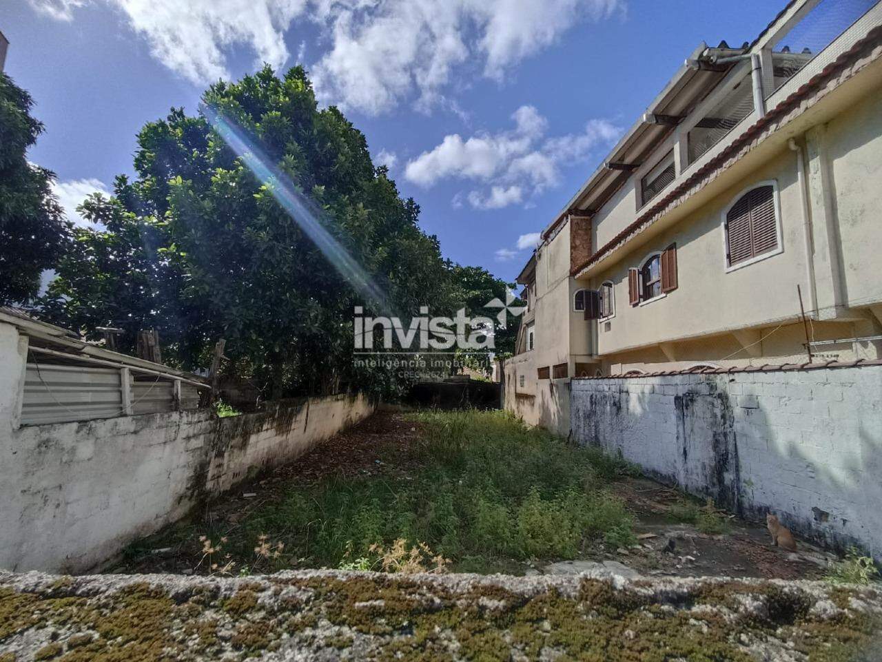 Terreno para Alugar na Ponta da Praia em Santos