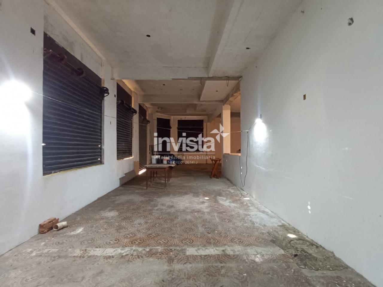 Ponto Comercial / Loja de ESQUINA na região do Valongo a mais movimentada do Centro Histórico de Santos