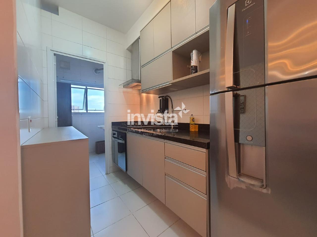 Apartamento para aluguel no bairro Jos&eacute; Menino - Santos