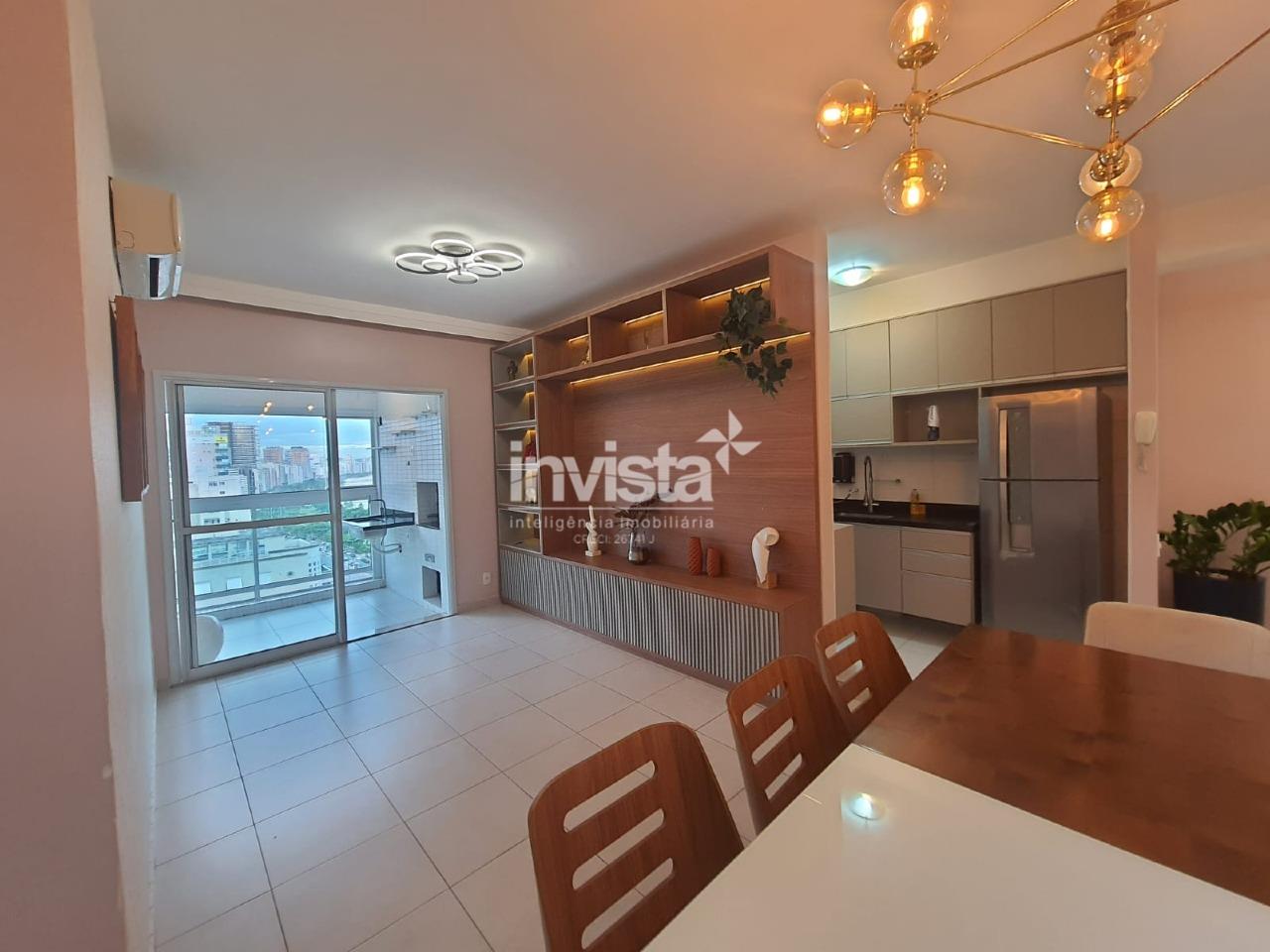 C&oacute;digo: 35175 R$ 7.000,00 Apartamento para alugar no bairro Jos&eacute; Menino 77 m&sup2; 2 quartos 0 vagas - Santos