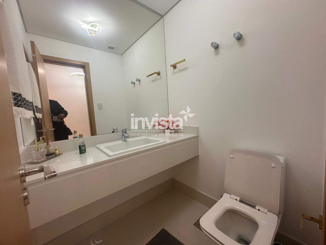Apartamento alto padr&atilde;o mobiliado para loca&ccedil;&atilde;o no bairro da ponta da praia - Santos