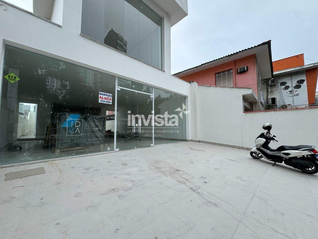 Ponto Comercial para aluguel no bairro Campo Grande - Santos