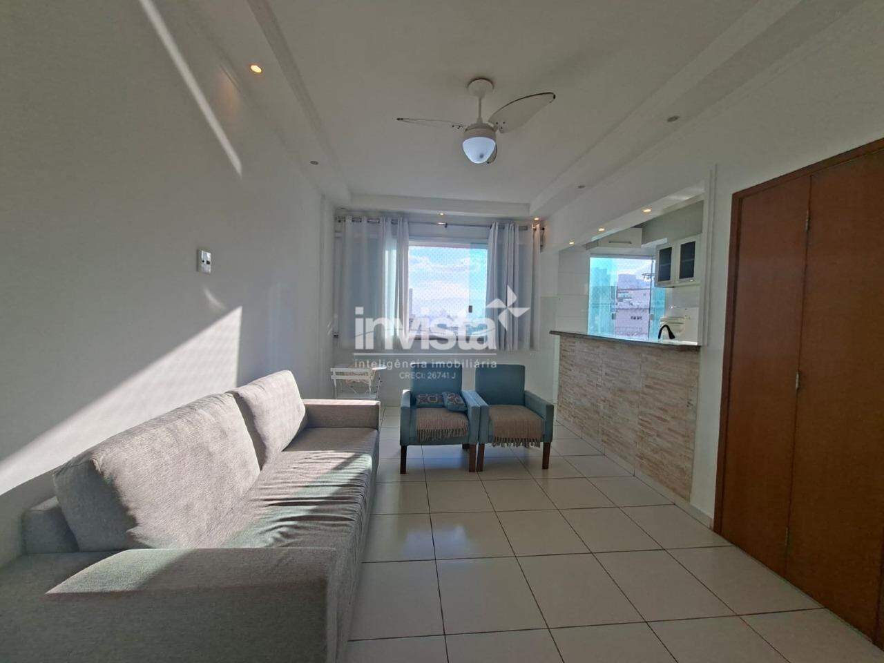 C&oacute;digo: 35605 R$ 2.800,00 Apartamento para alugar em Santos-SP no bairro Jos&eacute; Menino, com 1 dormit&oacute;rio e 49m&sup2; 49 m&sup2; 1 quarto 1 vaga - Santos