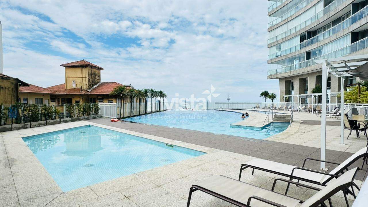 C&oacute;digo: 35675 R$ 4.700,00 Apartamento para alugar em Santos-SP no bairro Pomp&eacute;ia, com 1 dormit&oacute;rio e 45m&sup2; 45 m&sup2; 1 quarto 1 vaga - Santos