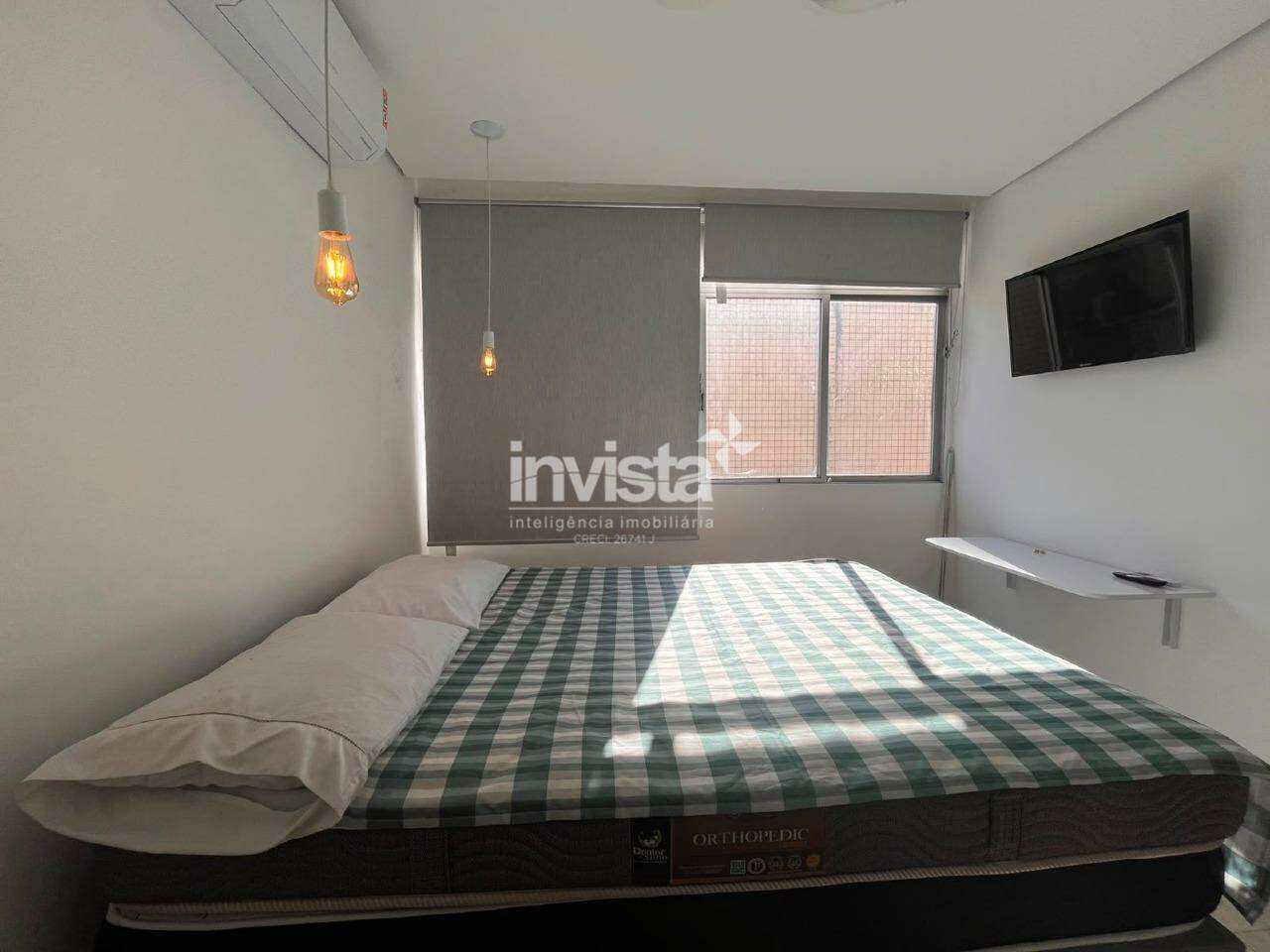 Apartamento de 01 dormit&oacute;rio mobiliado para loca&ccedil;&atilde;o no Embar&eacute; &ndash; PR&Eacute;DIO FRENTE MAR! - Santos