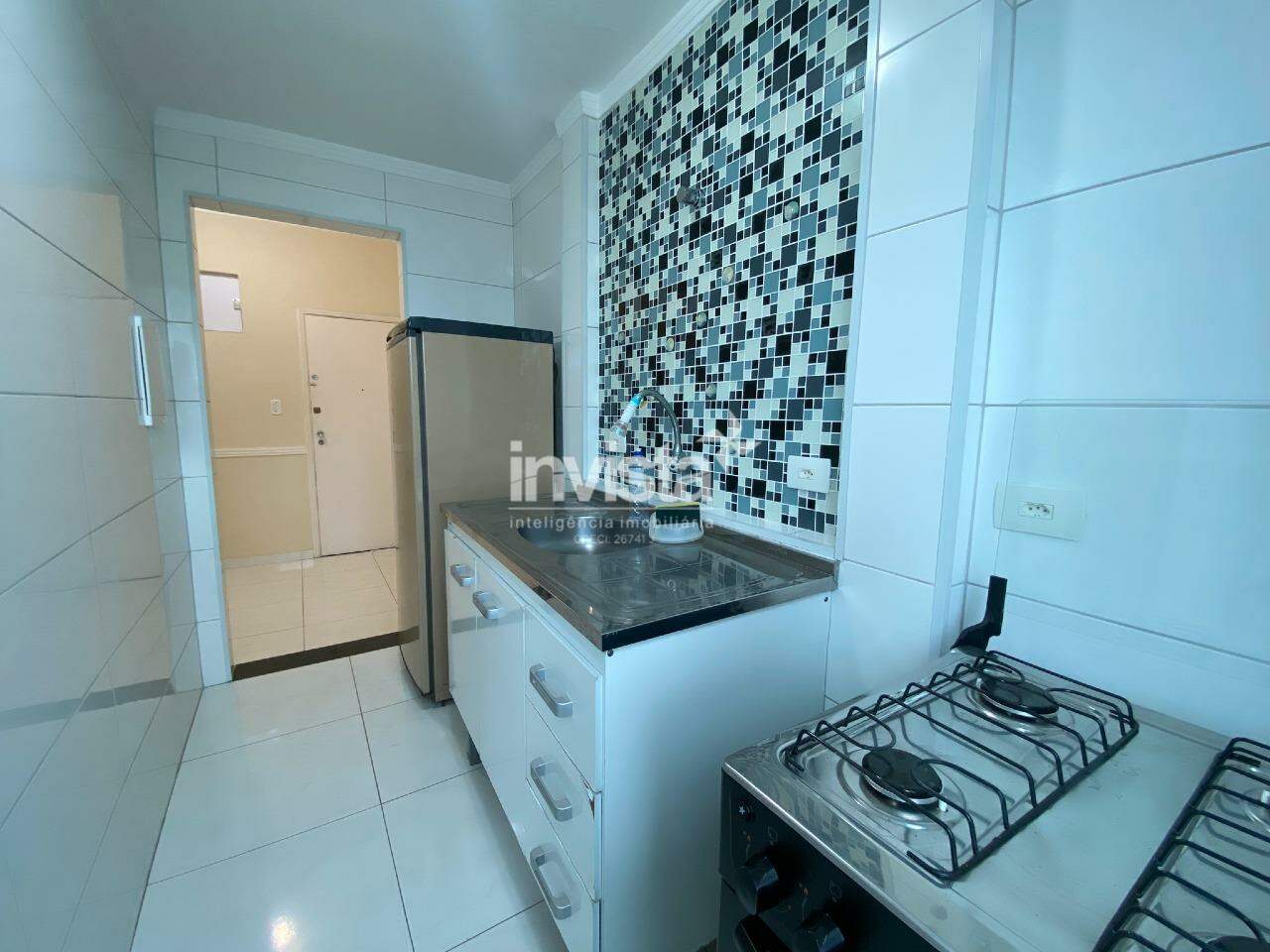 SEMI MOBILIADO de um dormitório de frente a praia no José Menino