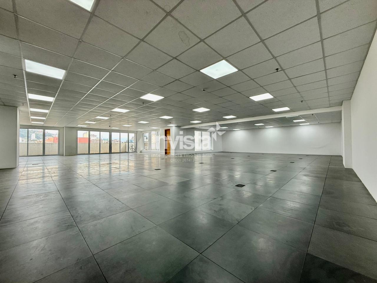 Sala Comercial para Locação – Centro de Santos – 385 m²