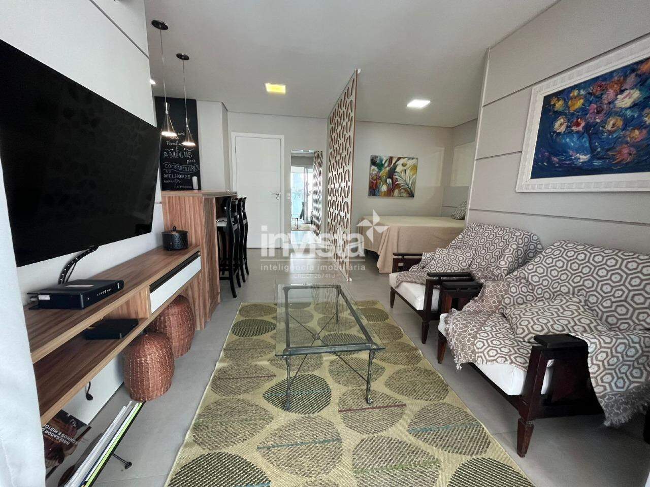 C&oacute;digo: 35887 R$ 4.500,00 Studio para alugar em Santos-SP no bairro Ponta da Praia, com 1 dormit&oacute;rio e 50m&sup2; 50 m&sup2; 1 quarto 1 vaga - Santos