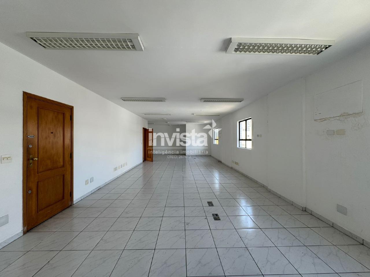 Sala Comercial para Alugar na Avenida Ana Costa no bairro da VILA MATHIAS em Santos