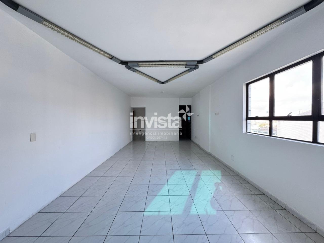 Sala Comercial para Alugar com 170m² na Avenida Ana Costa no bairro da VILA MATHIAS em Santos