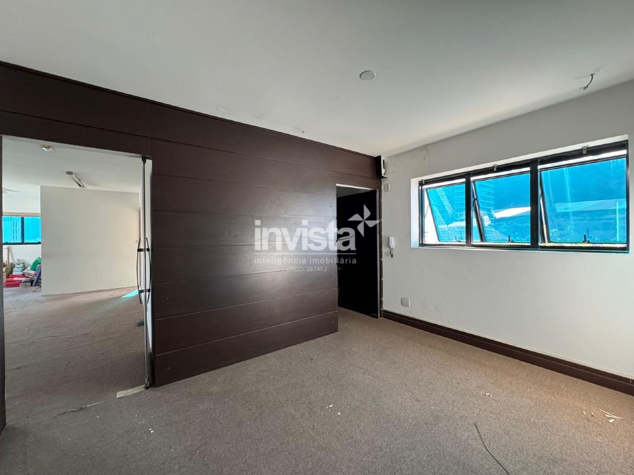 Sala Comercial para Alugar com 170m² na Avenida Ana Costa no bairro da VILA MATHIAS em Santos