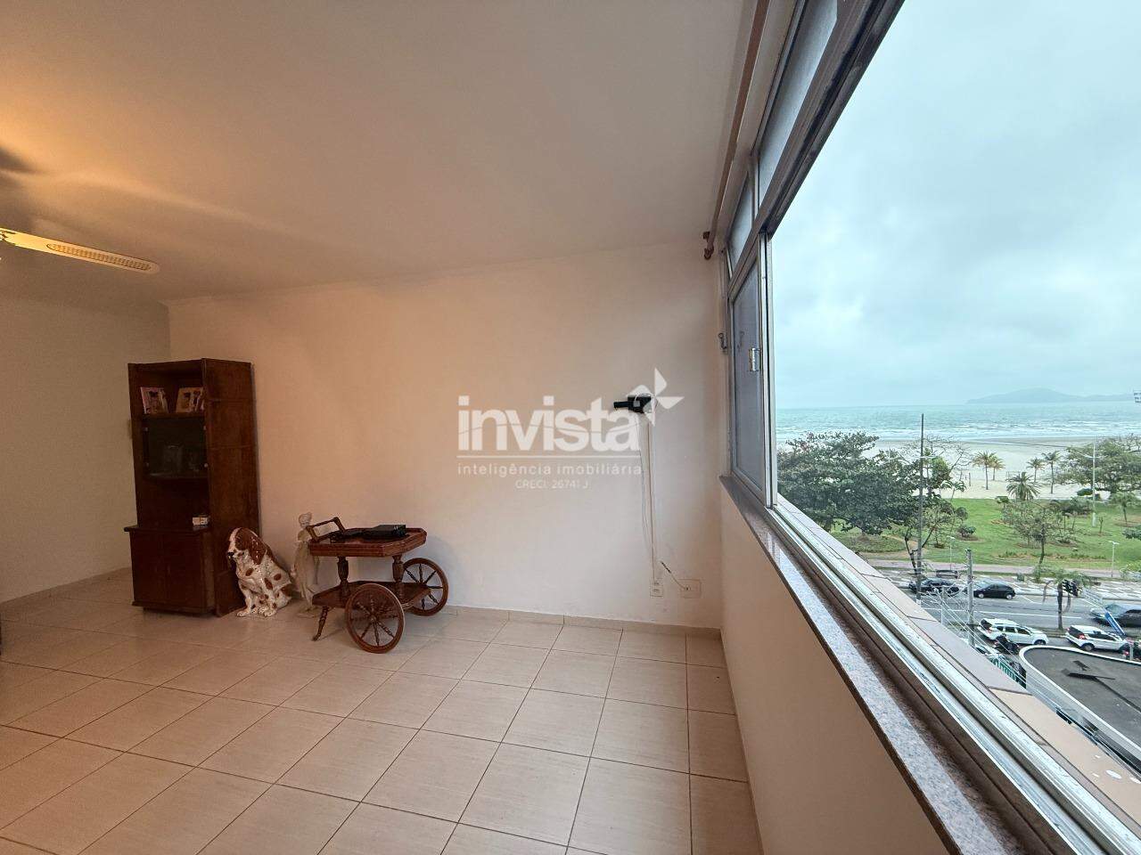 Apartamento 2 suítes com 108 m² no Gonzaga, Santos – Com vista mar, mobiliado, financiamento