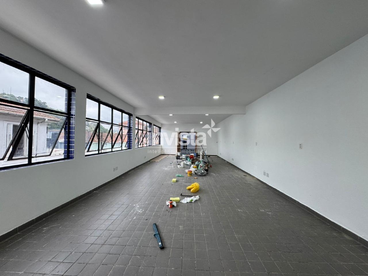 Sala Comercial para Alugar com 260 m² no bairro da Vila Mathias em Santos