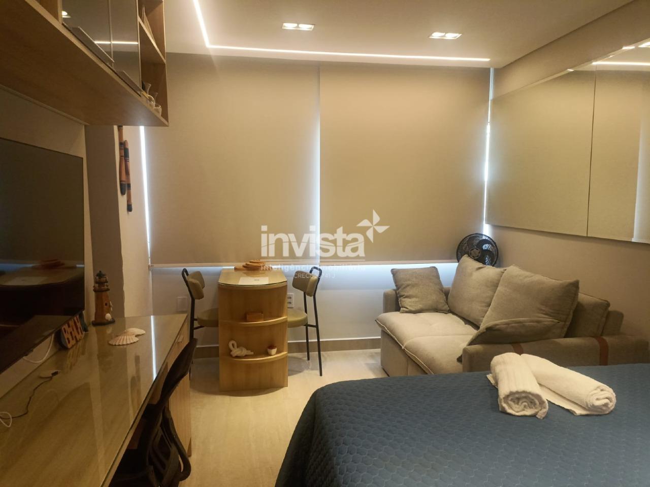 C&oacute;digo: 36346 R$ 3.500,00 Apartamento para alugar em Santos-SP no bairro Boqueir&atilde;o, com 1 dormit&oacute;rio e 31m&sup2; 31 m&sup2; 1 quarto 0 vagas - Santos