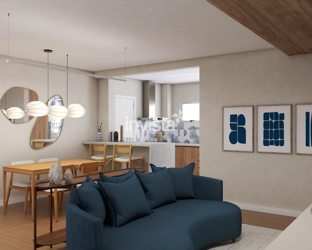 GONZAGA – 100 m², 3 DORMITÓRIOS (1 SUÍTE), VARANDA, REFORMA COMPLETA E LOCALIZAÇÃO PRIVILEGIADA!