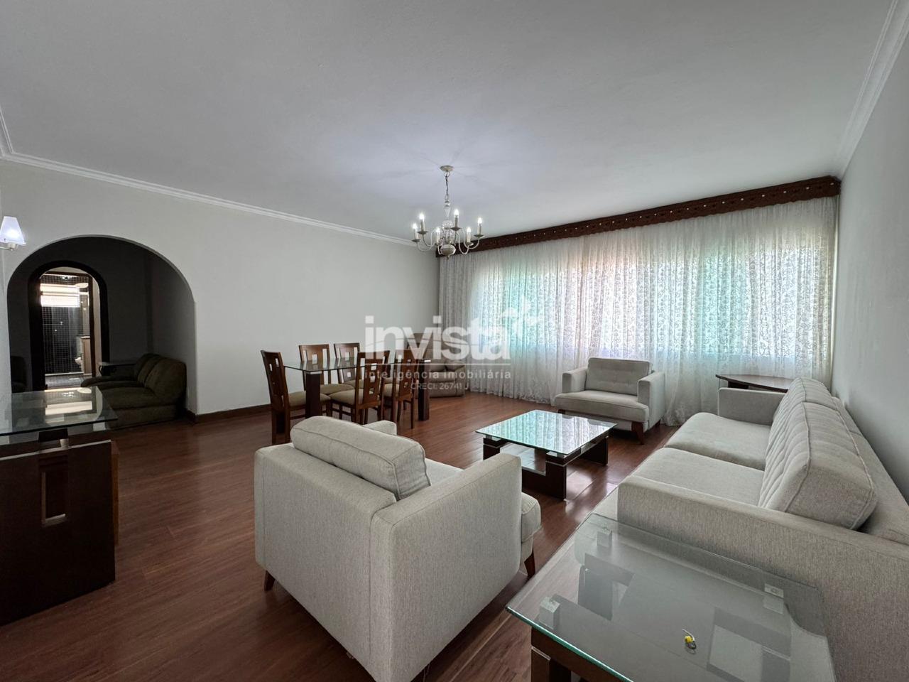 Apartamento 3 Dormitórios sendo 1 Suíte com 180 m² próximo a praia no Boqueirão em Santos