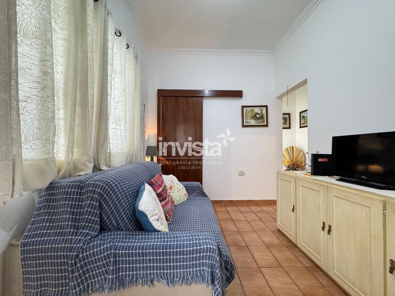 Aluguel – Apartamento 2 Quartos em Boqueirão, Santos (50 m²) em frente ao mar – R$ 3.800,00