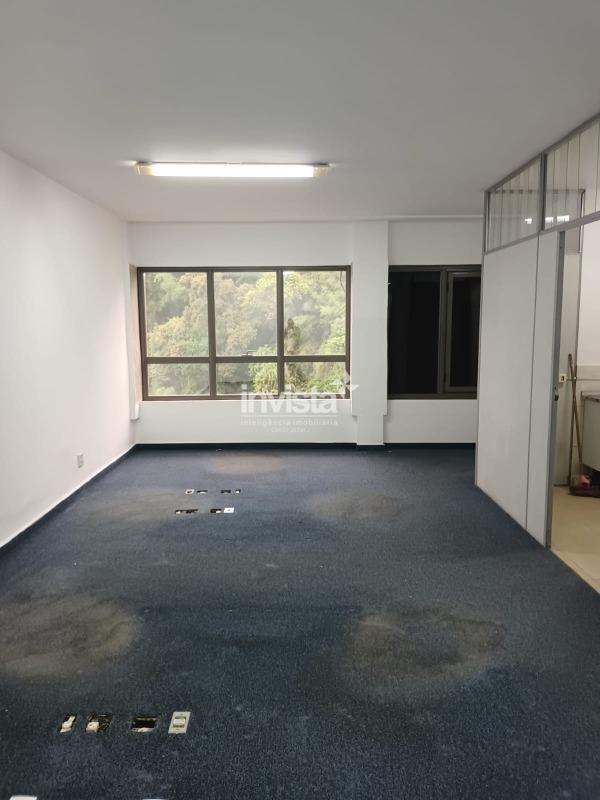 Conjunto Comercial para Alugar no Centro de Santos – 87,98 m², 1 Quarto, 2 Salas e 2 Banheiros