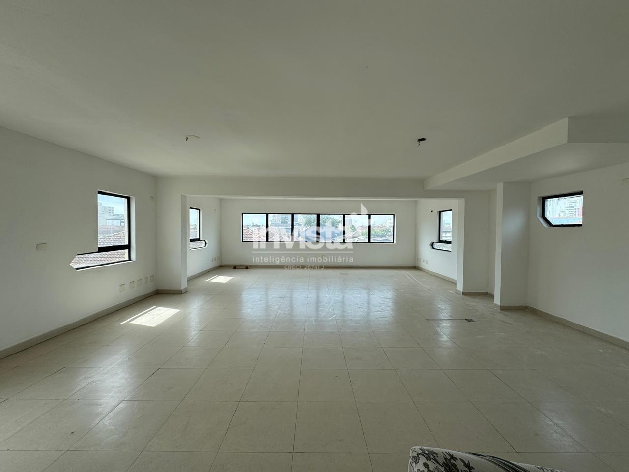 Sala Comercial para Alugar no bairro da Vila Mathias na Avenida Ana Costa em Santos