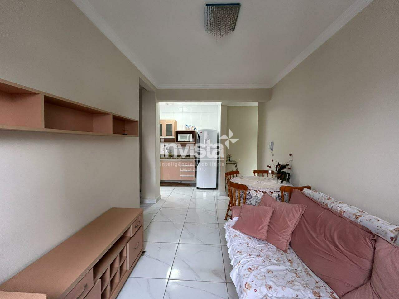 C&oacute;digo: 36586 R$ 3.100,00 Apartamento para alugar em Santos-SP no bairro Boqueir&atilde;o, com 1 dormit&oacute;rio e 50m&sup2; 50 m&sup2; 1 quarto 0 vagas - Santos