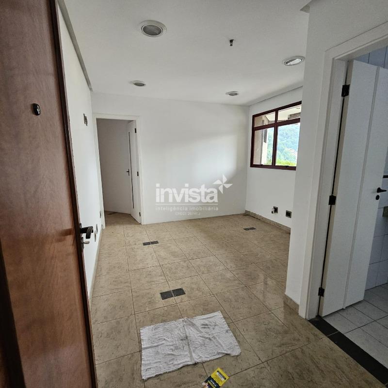 Sala Comercial Corporativa de 53,14 m² em Vila Nova, Santos – Aluguel R$ 2.500/mês