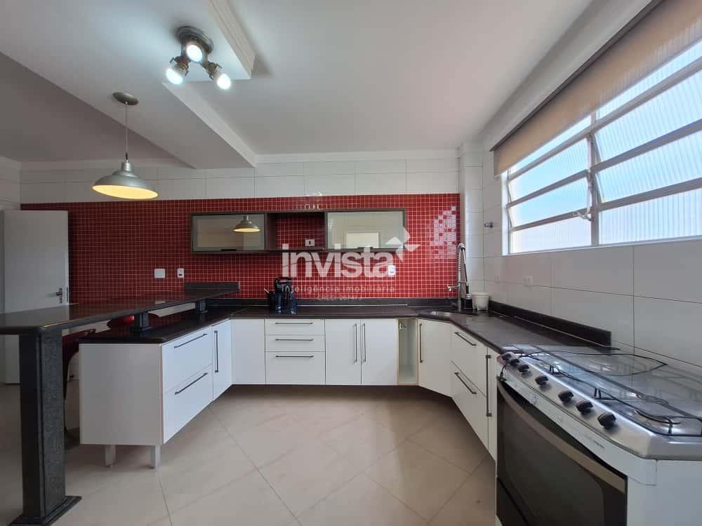 Apartamento para aluguel no bairro Boqueir&atilde;o - Santos