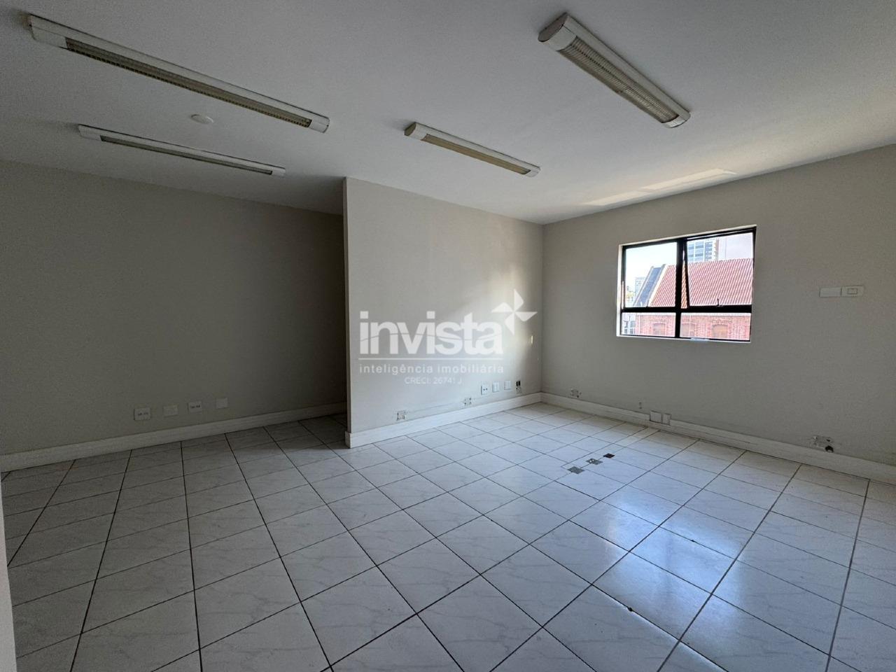 Sala Comercial para Alugar com 127m² na Avenida Ana Costa no bairro da VILA MATHIAS em Santos