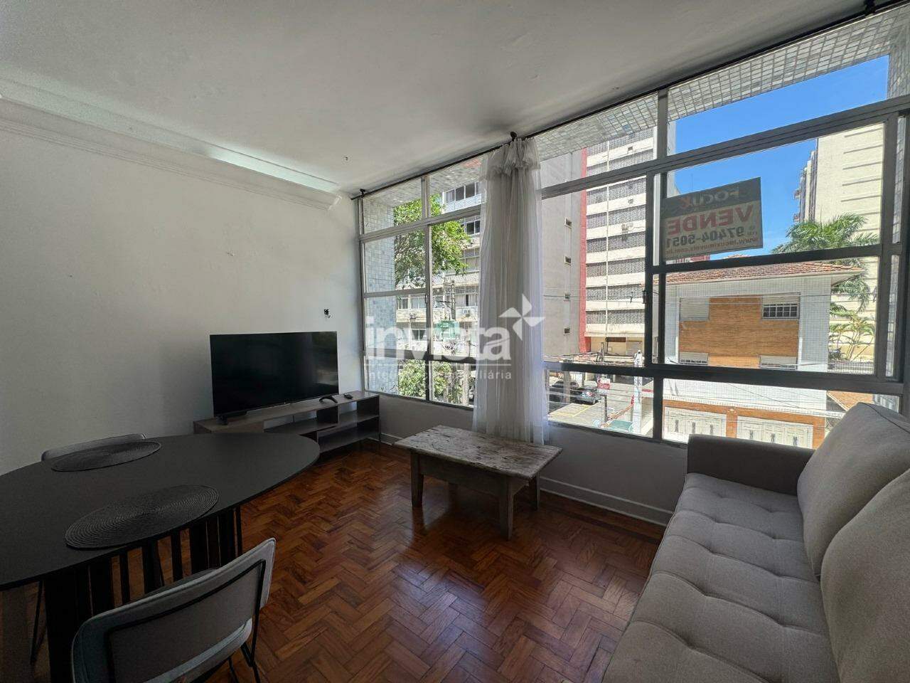 Excelente apartamento de 1 dormitório em localização privilegiada no Boqueirão