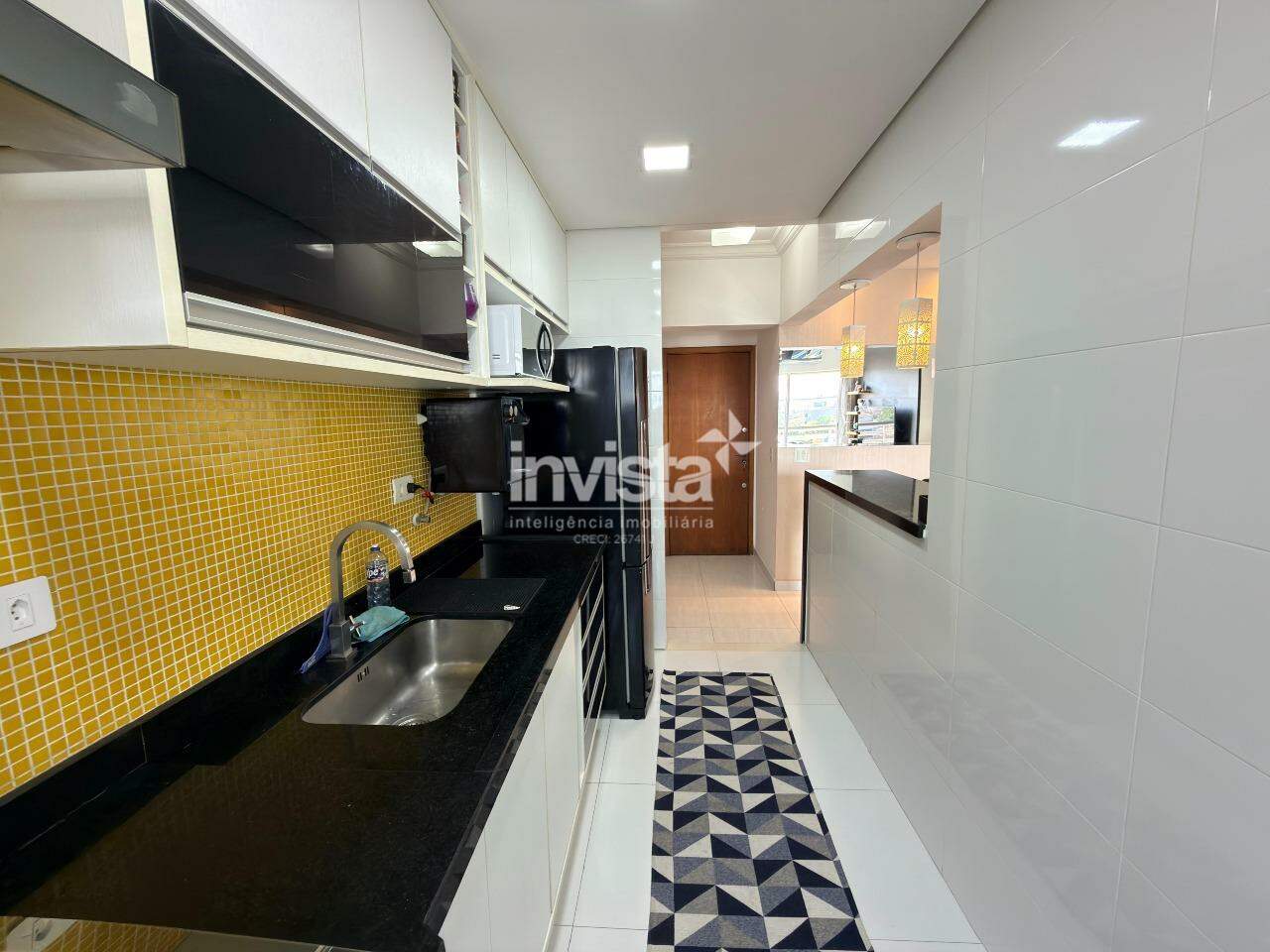 Apartamento &agrave; venda em Santos-SP no bairro Vila Mathias, com 2 dormit&oacute;rios e 68m&sup2; - Santos