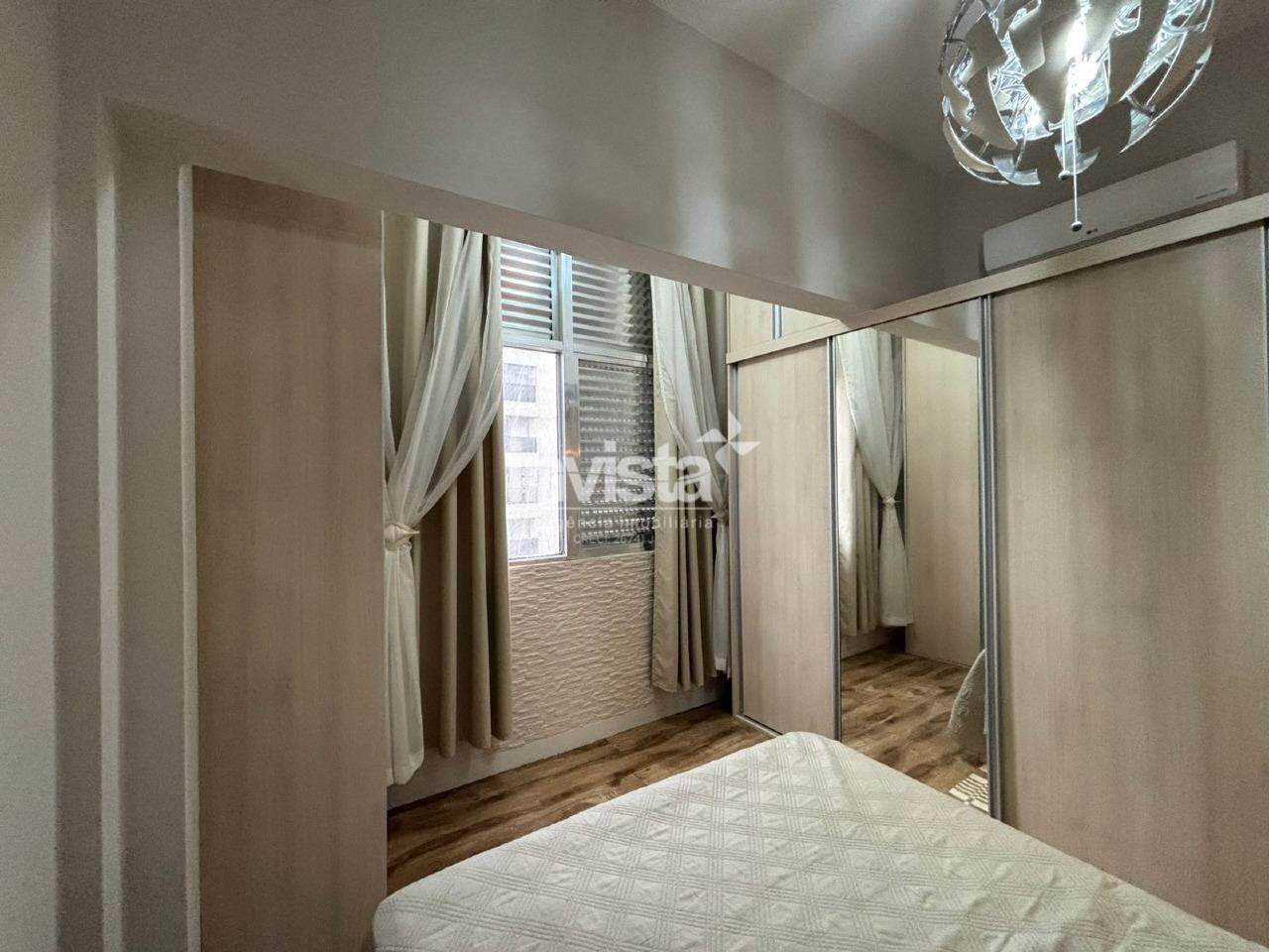 APARTAMENTO 2 DORMIT&Oacute;RIOS MOBILIADO FRENTE MAR NA POMP&Eacute;IA - Santos