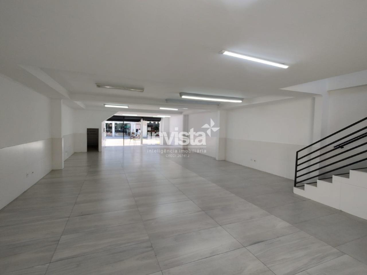 Loja comercial para locação no bairro da Pompeía em Santos!