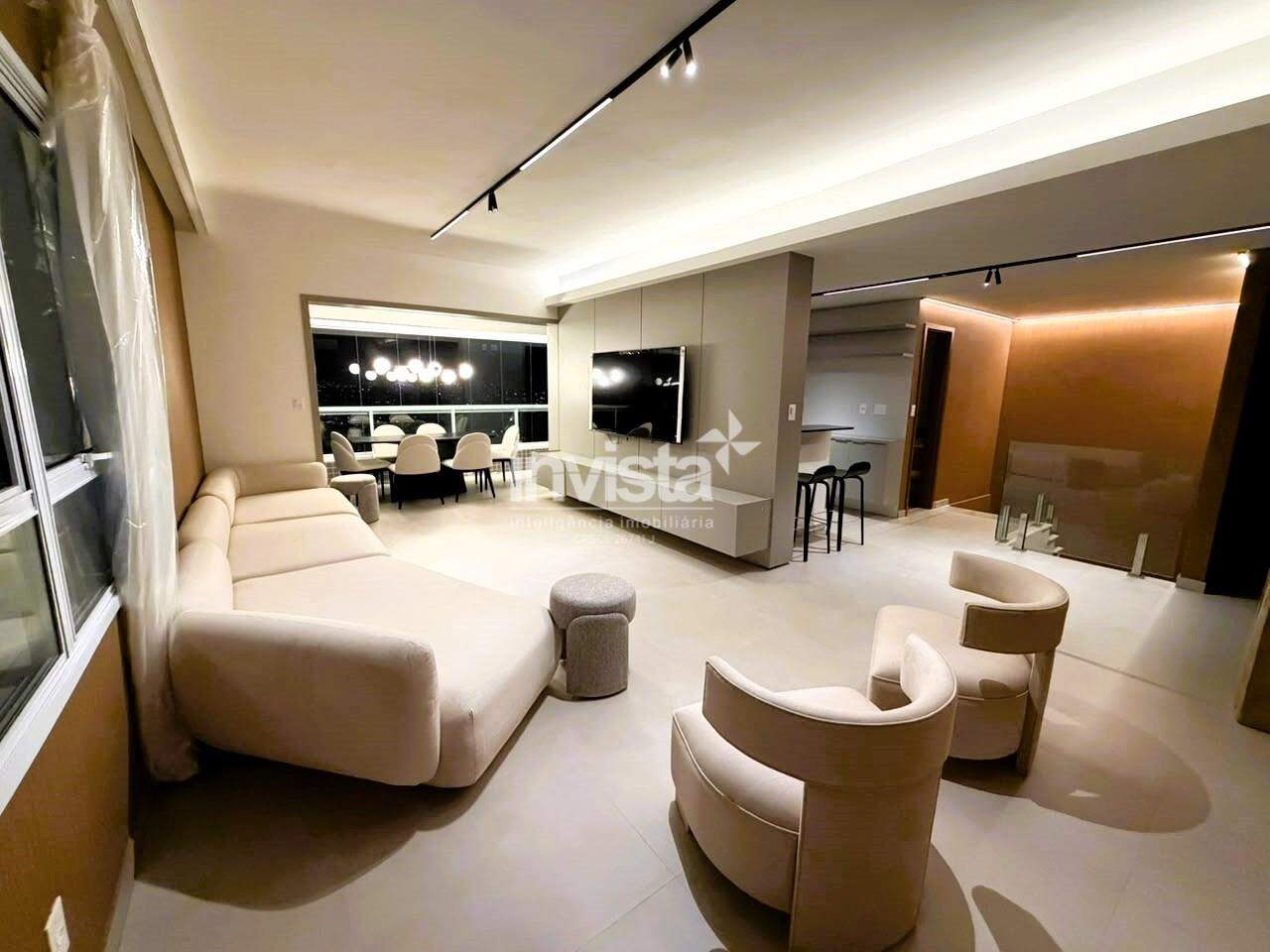 C&oacute;digo: 37270 R$ 2.835.000,00 Apartamento Duplex &agrave; venda em Santos-SP no bairro Boqueir&atilde;o, com 3 dormit&oacute;rios e 162m&sup2; 162 m&sup2; 3 quartos 2 vagas - Santos