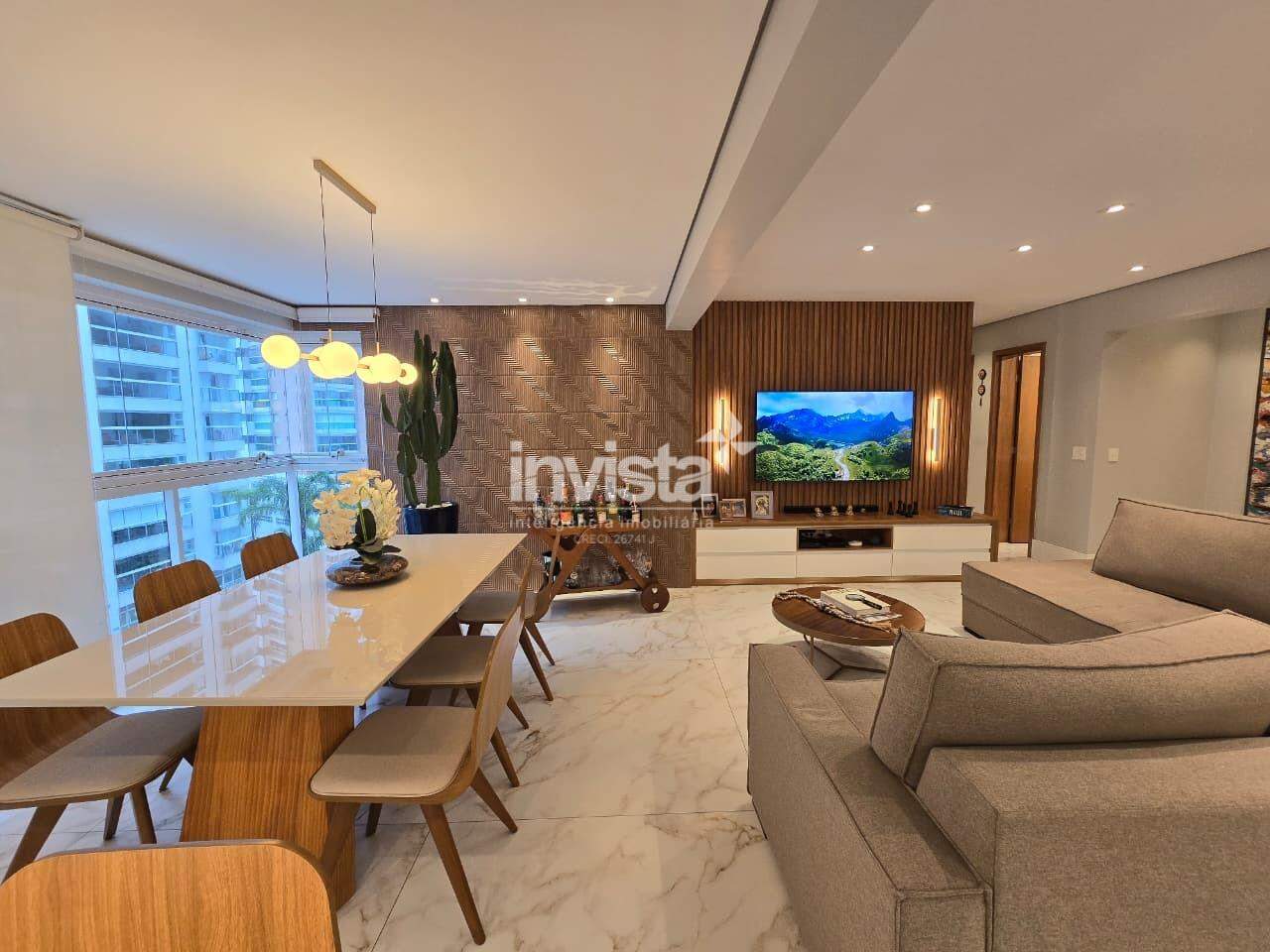 Apartamento 3 dormitórios e 2 vagas em Condomínio de Alto Padrão – Ponta da Praia, Santos