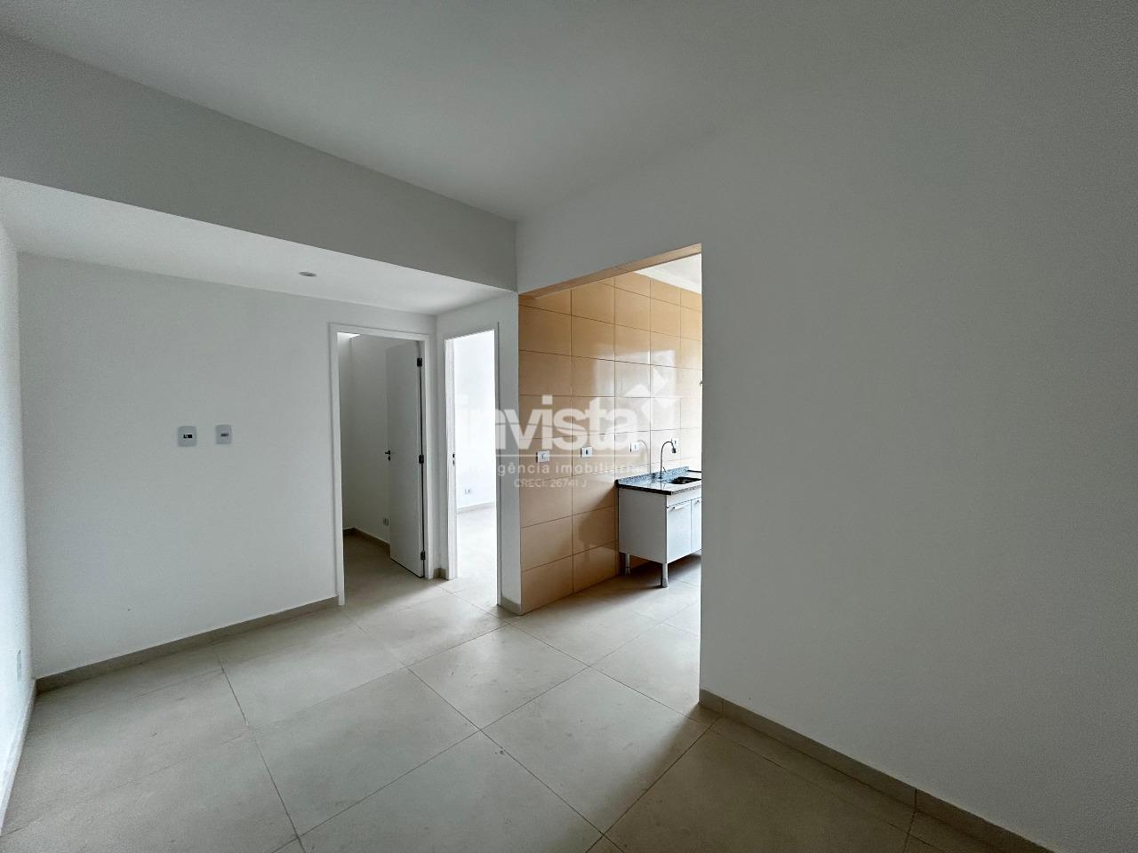 Apartamento de 50 m² para aluguel no José Menino, Santos – Residencial