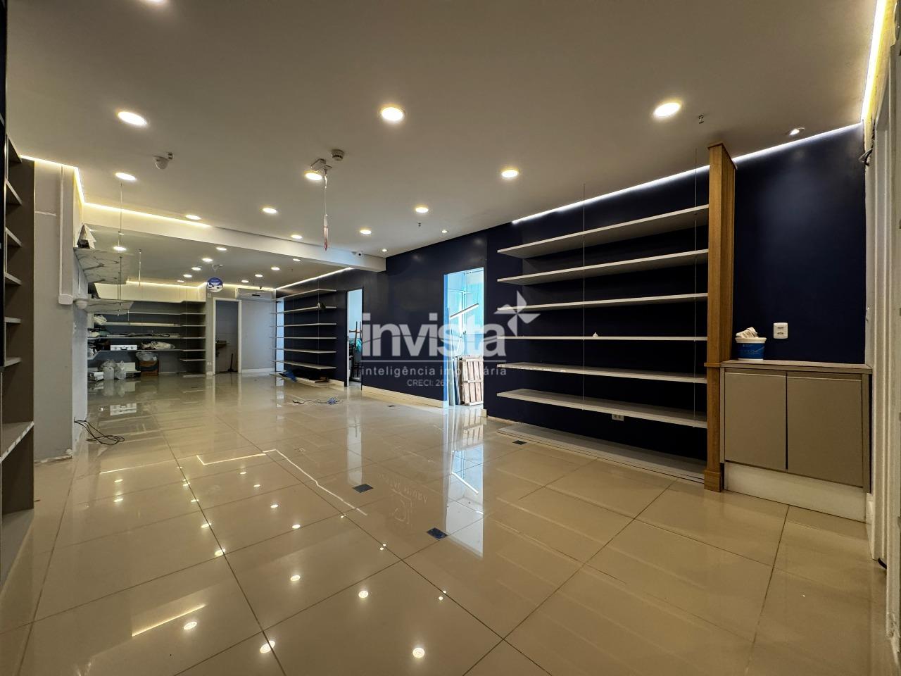 Sala Comercial de 103,92 m² no Encruzilhada, Santos – Aceita Financiamento