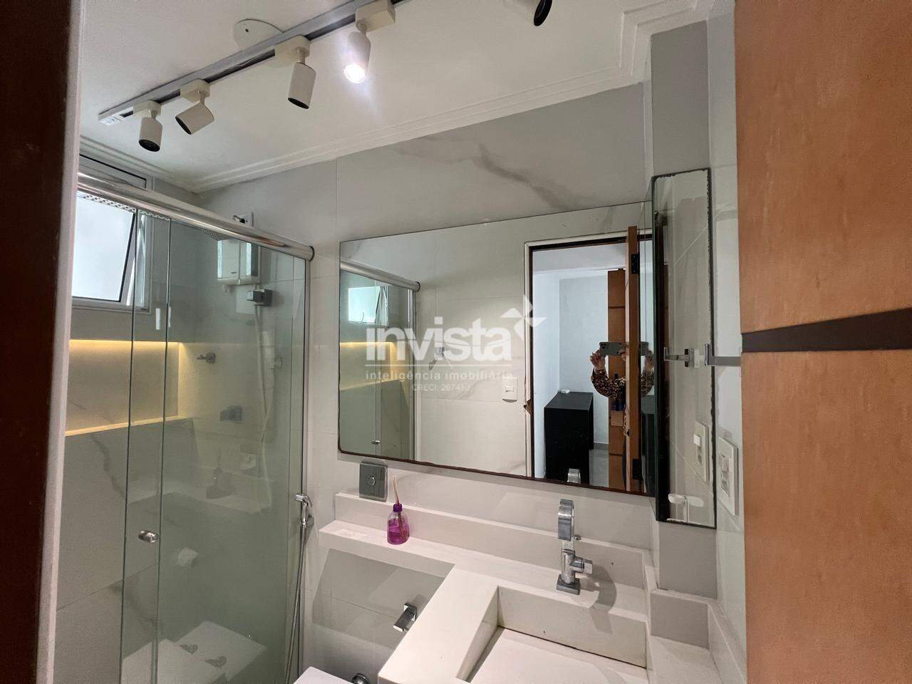 Apartamento para aluguel no bairro Aparecida - Santos