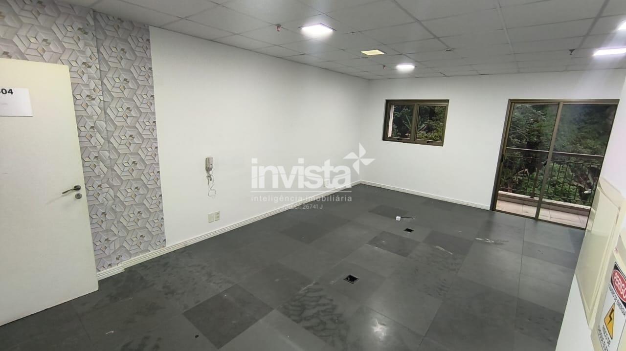 Sala Comercial para Aluguel em Valongo, Santos – 50 m²la comercial