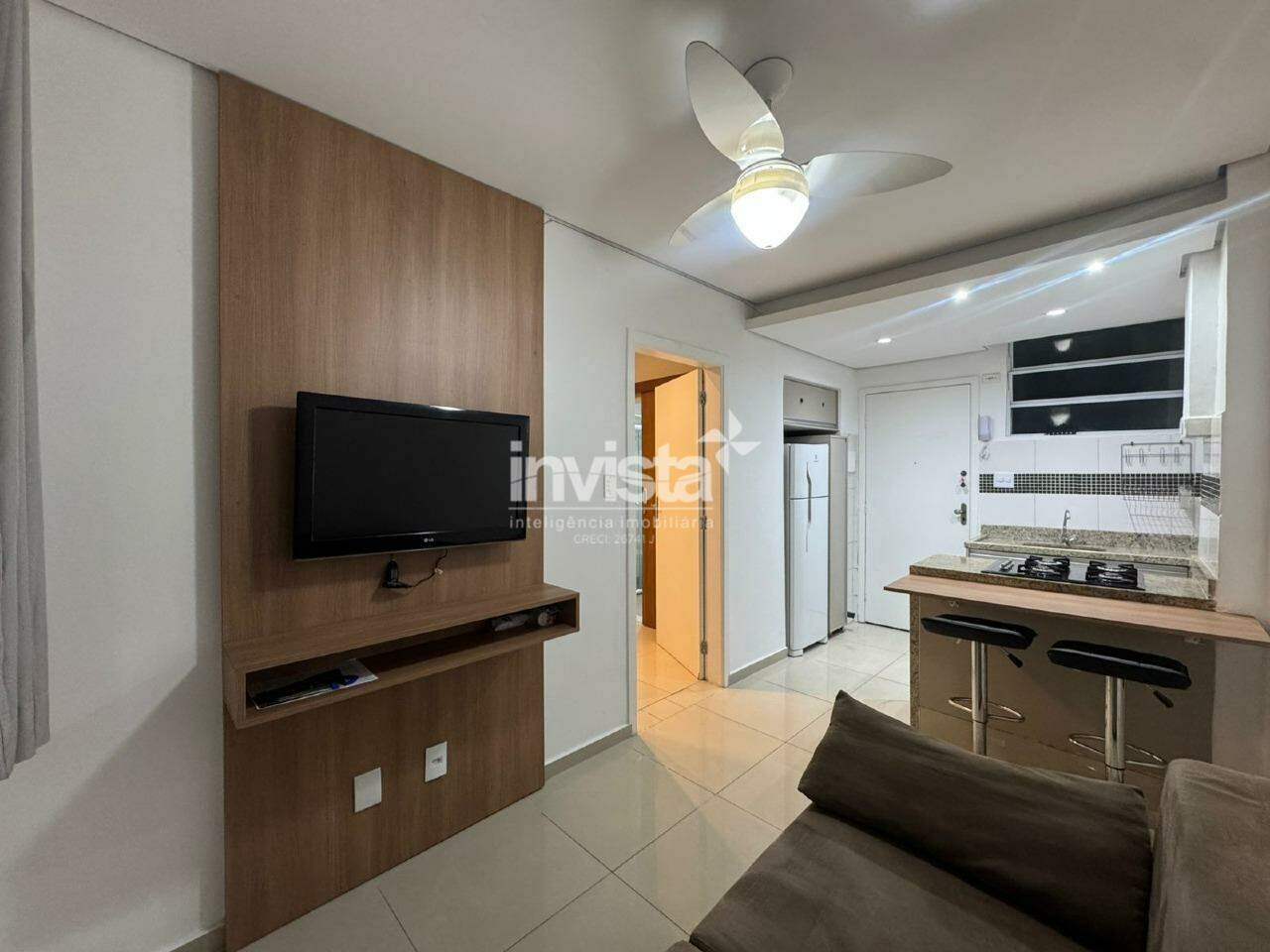 C&oacute;digo: 37693 R$ 375.000,00 Apartamento &agrave; venda em Santos-SP no bairro Embar&eacute;, com 1 dormit&oacute;rio e 37m&sup2; 37 m&sup2; 1 quarto 1 vaga - Santos